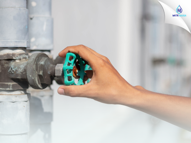 อุปกรณ์สำหรับใช้กรองน้ำประปาก่อนเข้าบ้าน