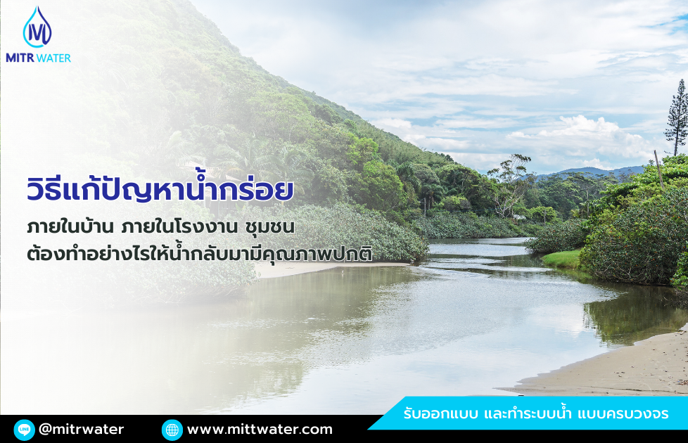 วิธีแก้ปัญหาน้ำกร่อย แก้ไขอย่างไรให้ได้ผล